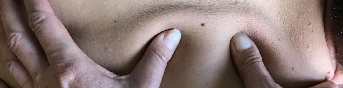 a man having a deep tissue massage 